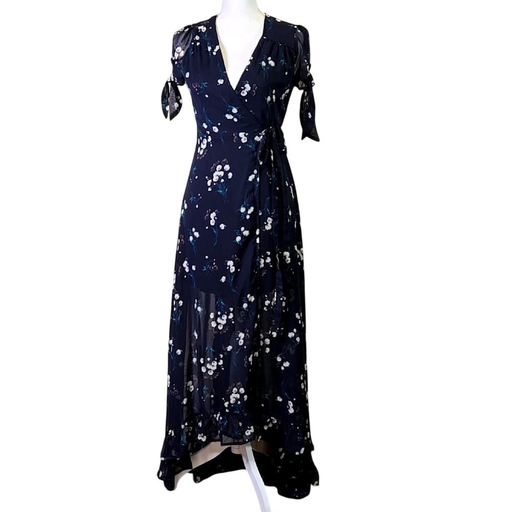 Miami Floral wrap dress size Small - Picture 1 of 12